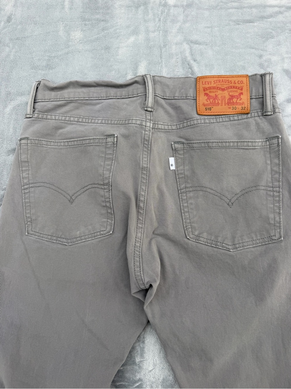 Levi's Men's Gray Skinny Slim Fit Jeans 30X32, Stretch Denim, Low Rise, 5-Pocket